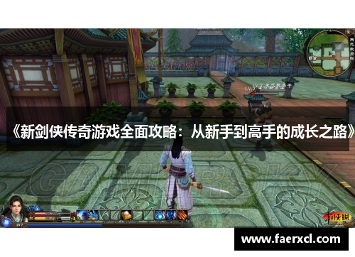 《新剑侠传奇游戏全面攻略：从新手到高手的成长之路》